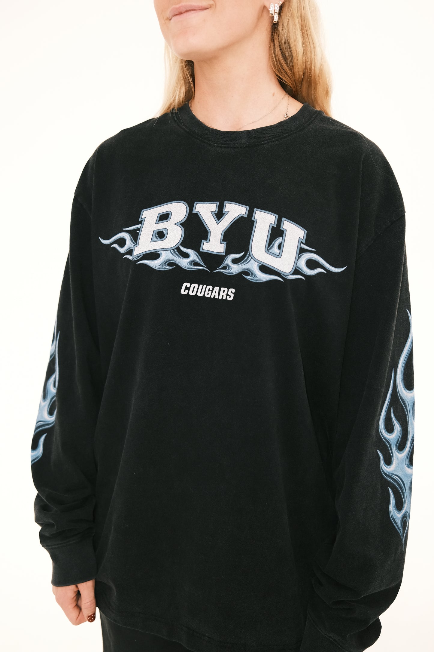 Chrome Flames L/S Tee