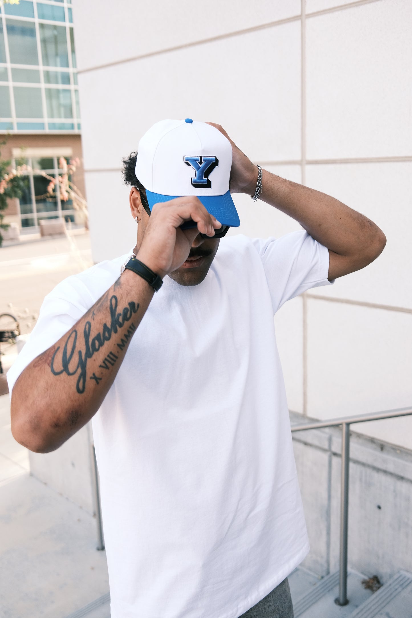 '96 Block Y (White / Royal)