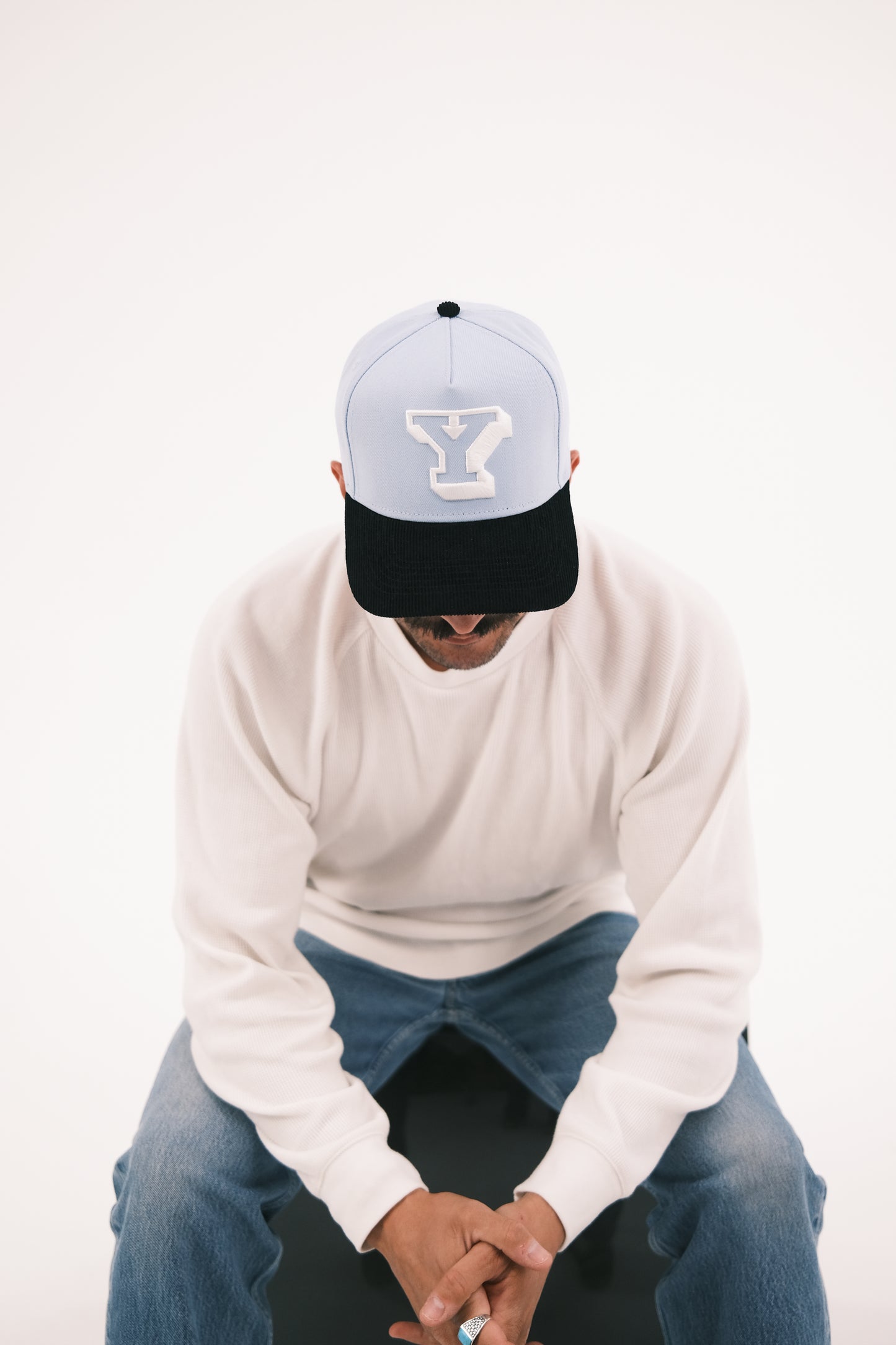 '96 Block Y A-Frame - Light Blue / Black Cord