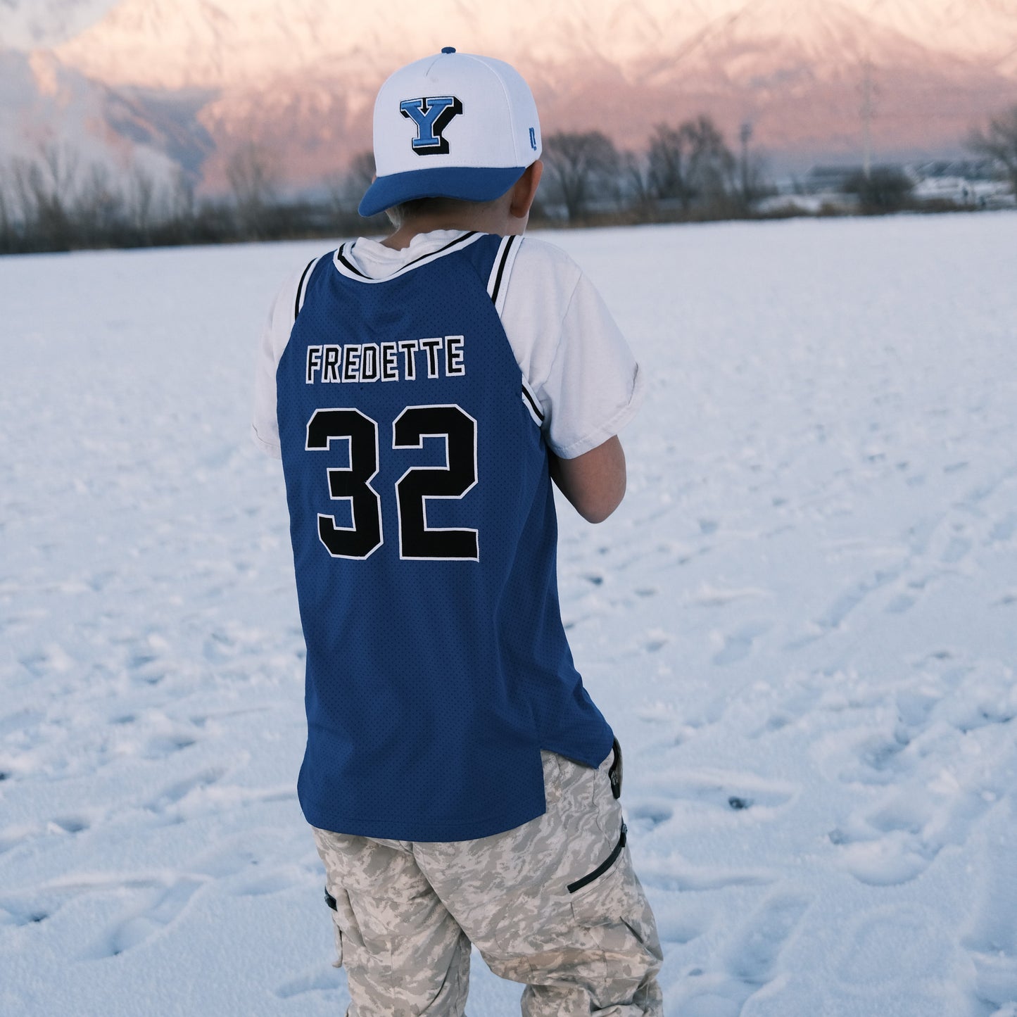 '96 Block Y A-Frame - White / Royal (Small Sizing)