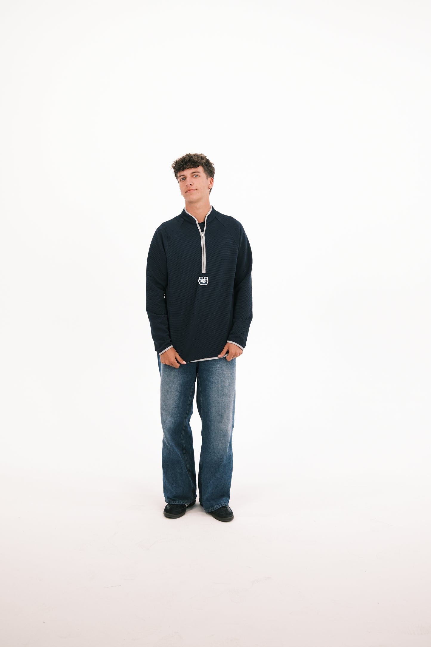 Utah State Ribbed Quarter Zip
