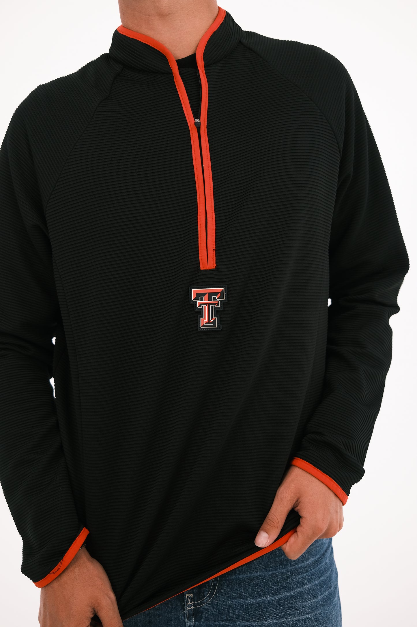 Texas Tech Ribbed Quarter Zip