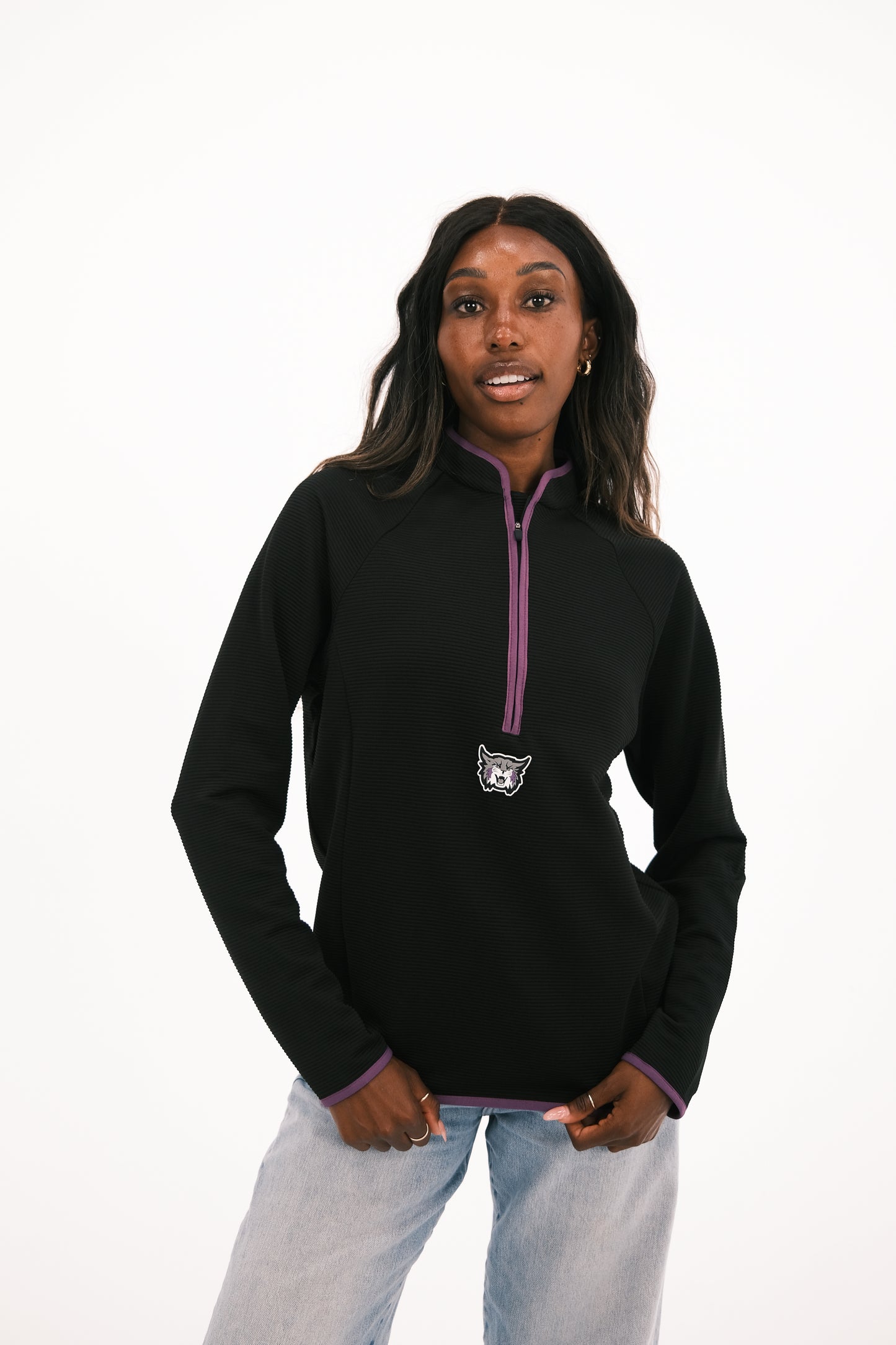 Weber Ribbed Quarter Zip