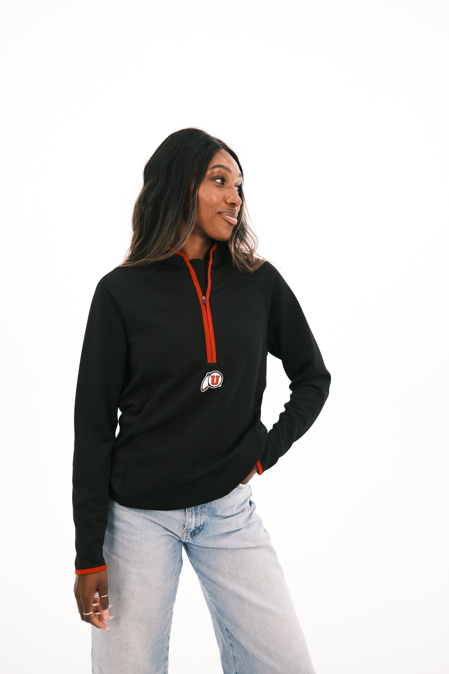 Utah Ribbed Quarter Zip
