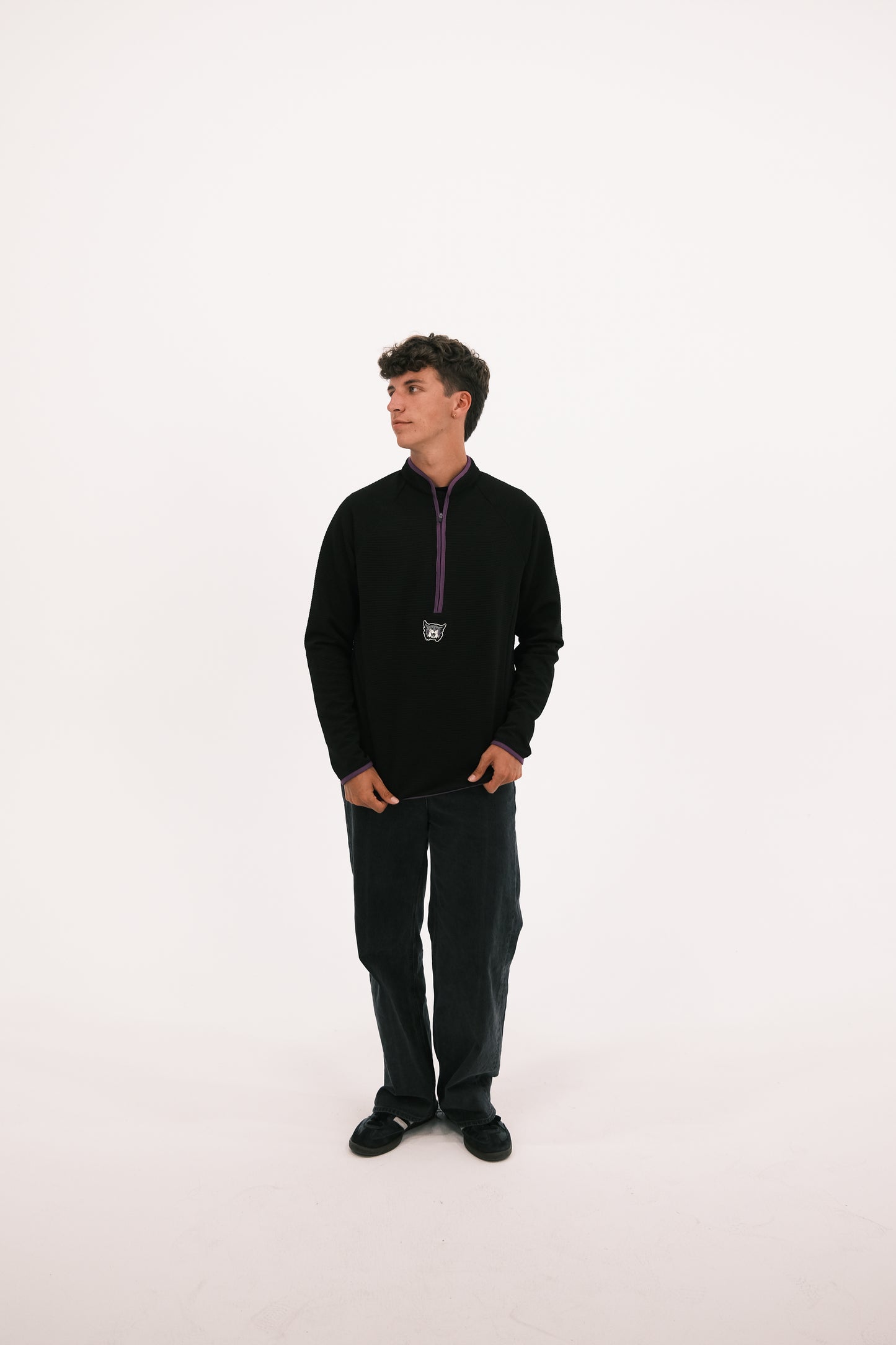 Weber Ribbed Quarter Zip