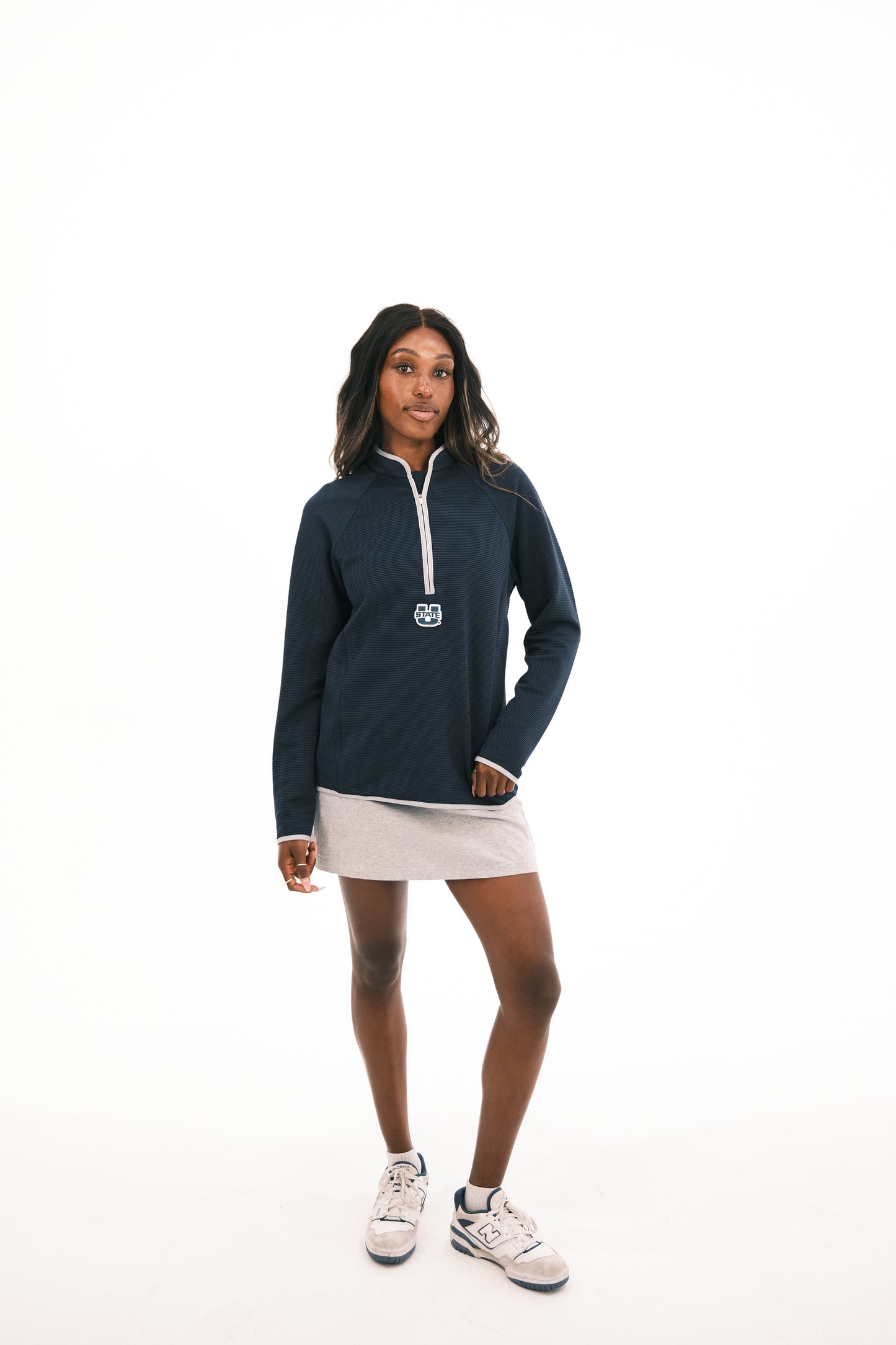 Utah State Ribbed Quarter Zip