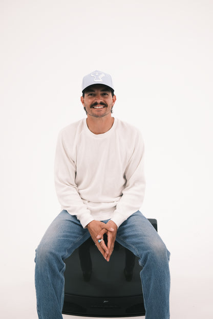'96 Block Y A-Frame - Light Blue / Black Cord