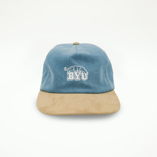 BYU Denim/Suede Unstructured Hat