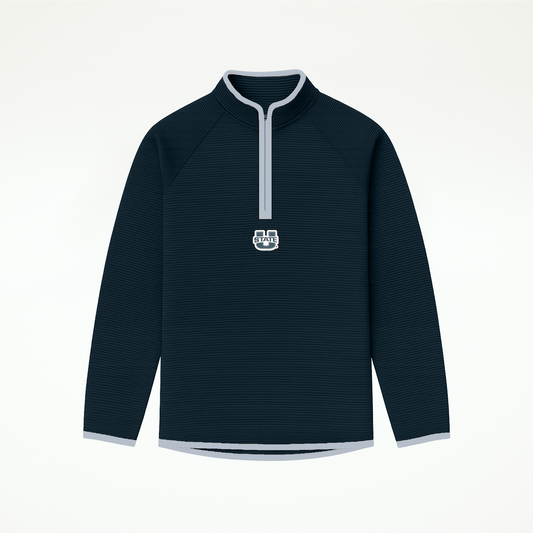 Utah State Ribbed Quarter Zip